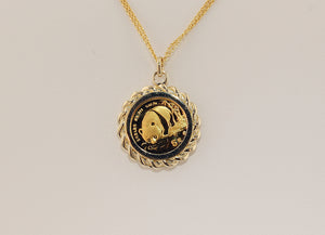 Letney Jewelers Genuine Gold Panda Pendant