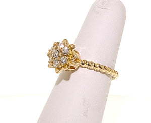Tulip Rings™  Original Large 10K Solid Yellow Gold - Unique Colors