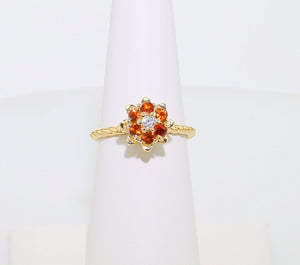 Tulip Rings™ Large Original 10K Yellow Gold - Unique Colors