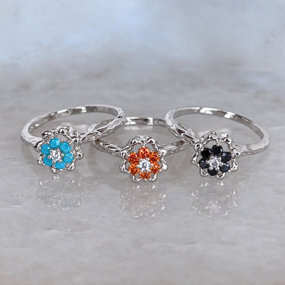 Small Tulip Rings™ - Unique Colors - Original Sterling Silver