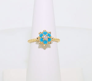 Tulip Rings™ Large Original 10K Yellow Gold - Unique Colors