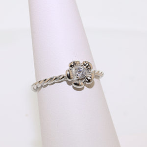 Reimagined Wild Rose Rings - Sterling Silver Birthstones